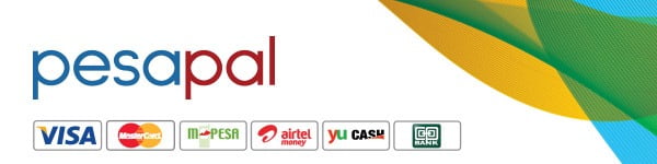 You can pay with pesapal